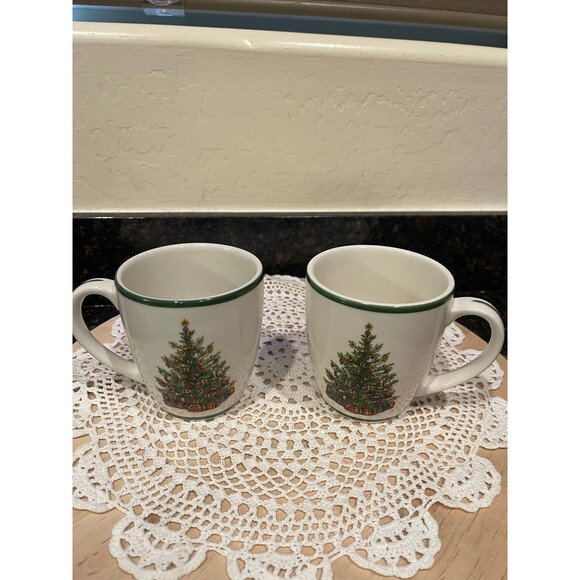 2 Christopher Radko Traditions Mugs - Picture 1 of 8